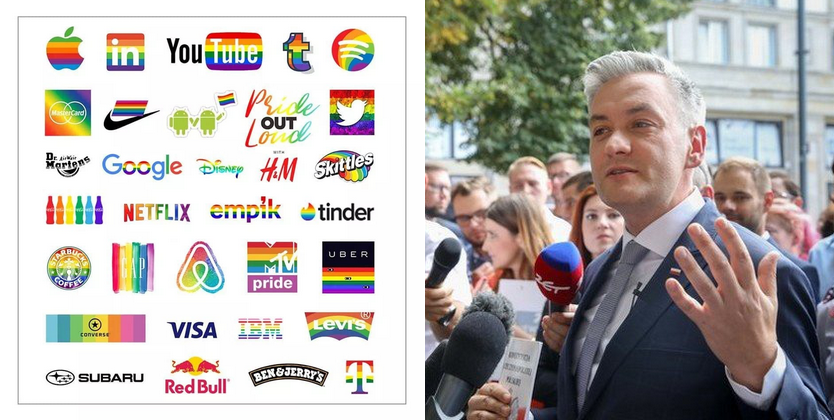 Biedroń: ściągawka dla "prawdziwych patriotów", które firmy bojkotować. Niech zaczną od Facebooka i Twittera