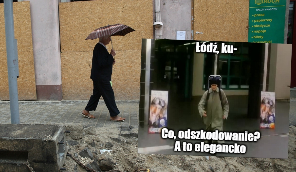 Łódź musi zapłacić starszej pani, która upadła na krzywym chodniku, 310 tys. zł odszkodowania