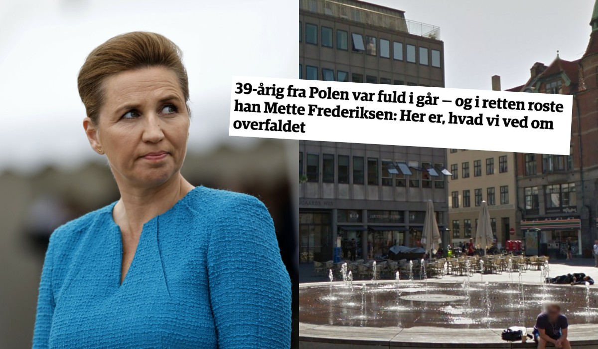 Według doniesień premier Danii została zaatakowana przez pijanego Polaka