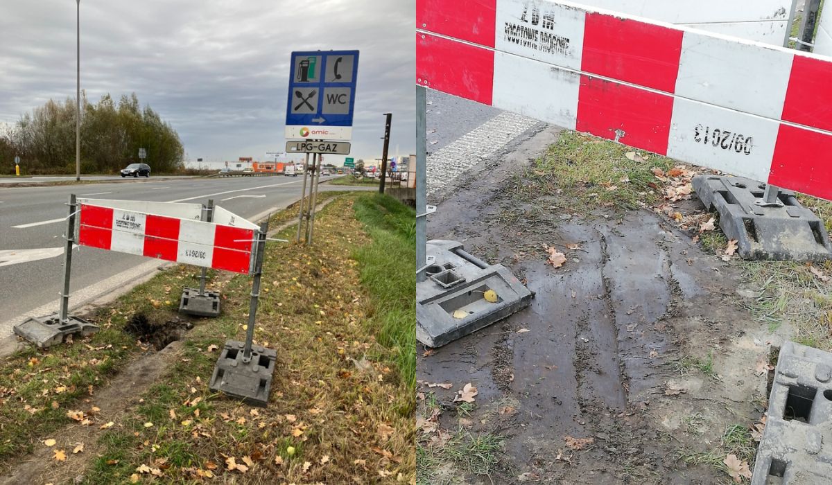 ZDM zabezpieczyło zapadlisko, gdzie znajdowało się bobrze siedlisko