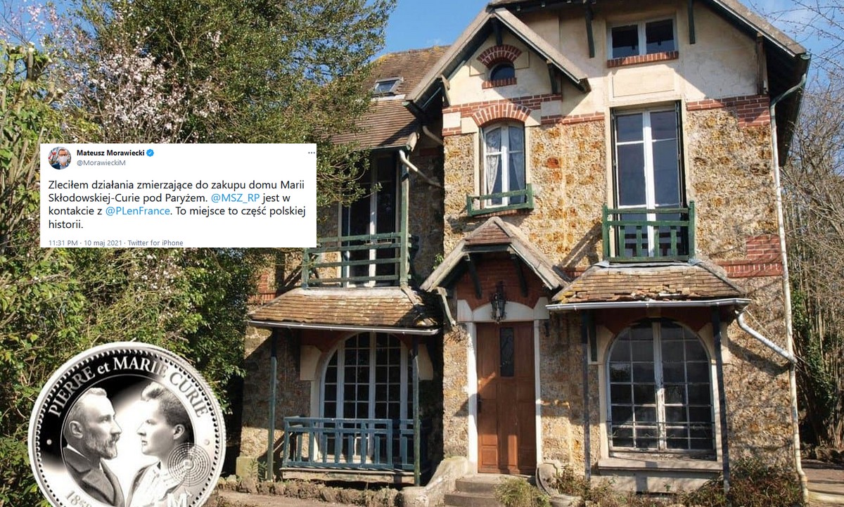 Premier zadeklarował zakup paryskiego domu Marii Skłodowskiej-Curie