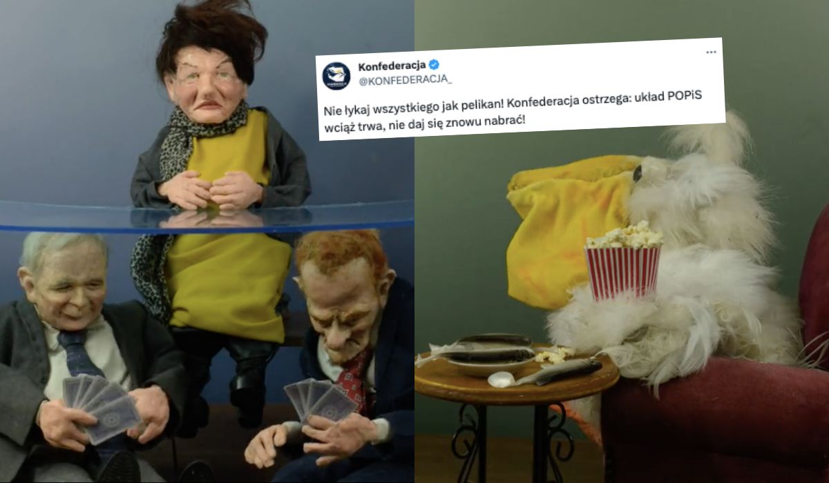 Pani Piela od kukiełek cringu chyba ma żal do PiS, bo teraz jej filmiki wykorzystuje Konfederacja