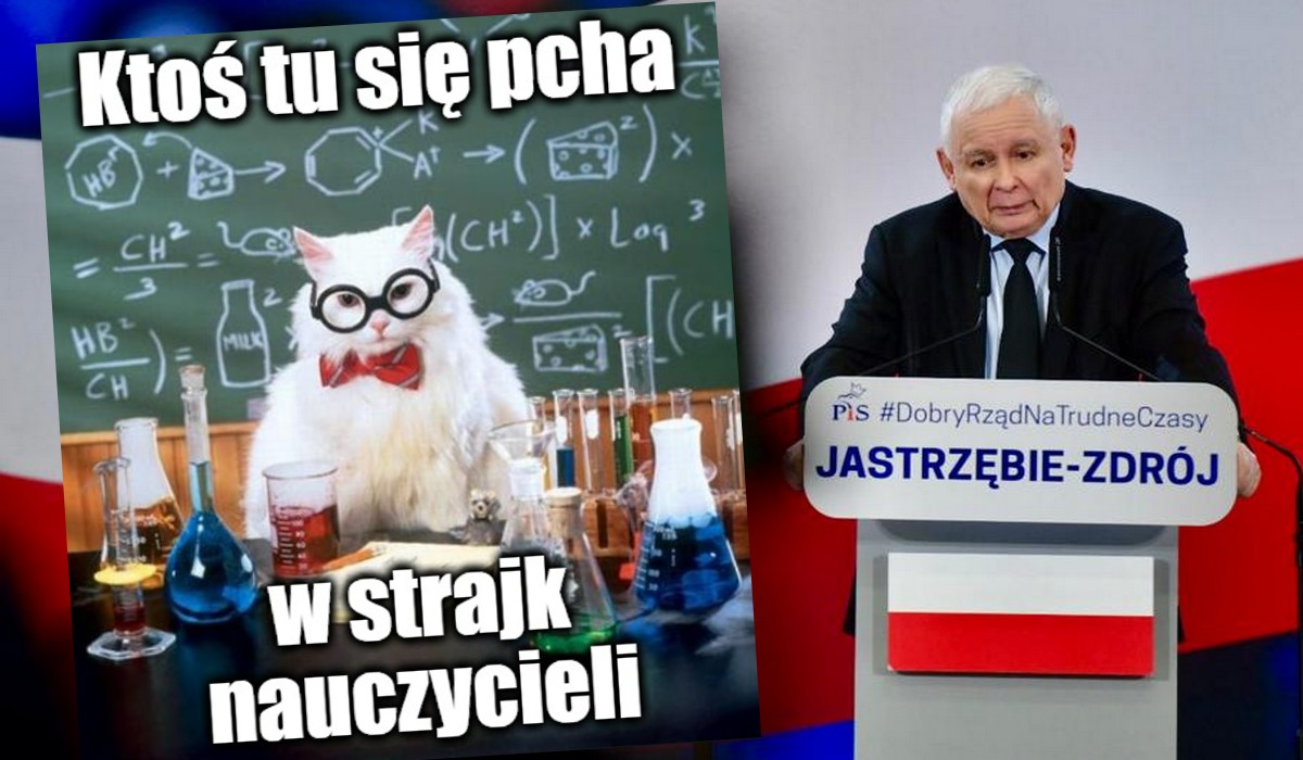 Prezes PiS z empatią do nauczycieli: to nie jest moment na podwyżki