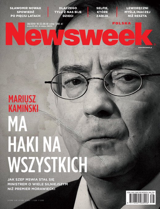 Newsweek: Mariusz Kamiński ma haki na wszystkich