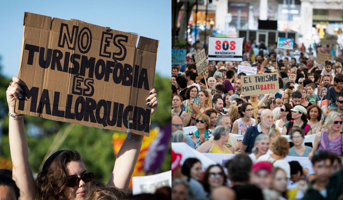 Mieszkańcy Majorki rozpoczęli protesty, bo też mają już dość turystów  