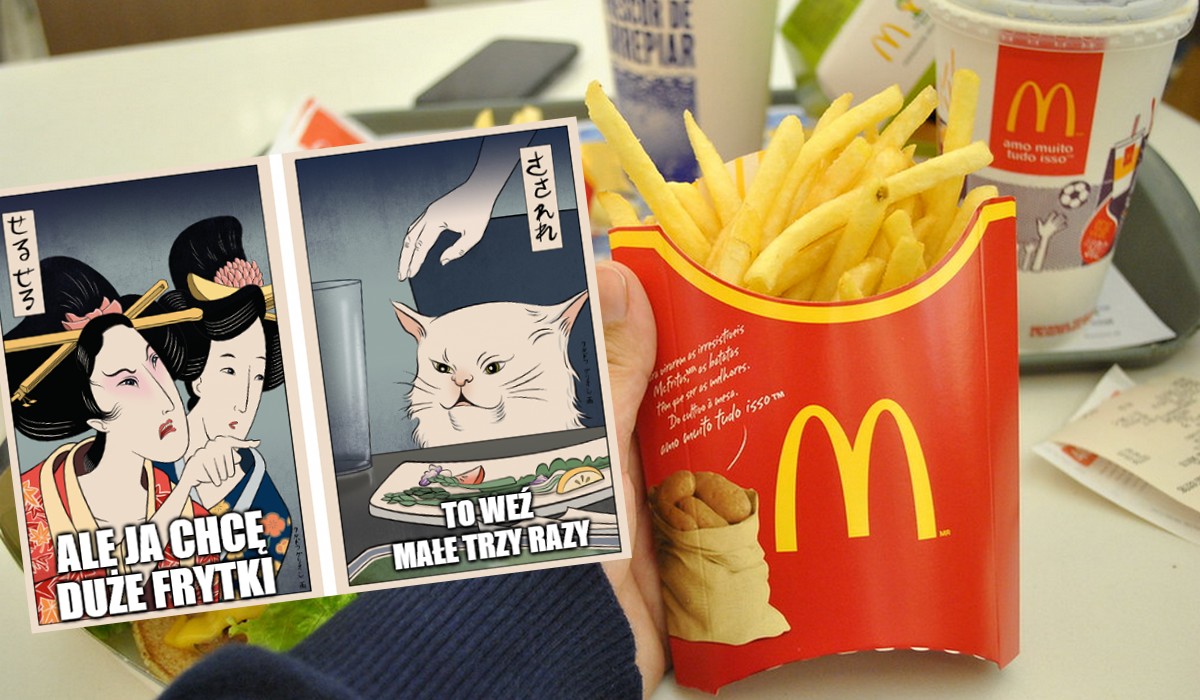 Japonia: przez powodzie nie docierają dostawy ziemniaków i w McDonald's można zamawiać tylko małe frytki