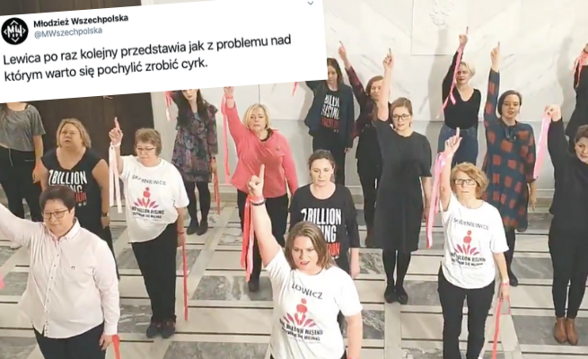 Młodzież Wszechpolska: lewica robi cyrk z problemu, nad którym trzeba się pochylić