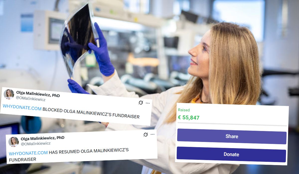 Zbiórka dr Malinkiewicz została usunięta i przywrócona, portal przeprasza za wtopę