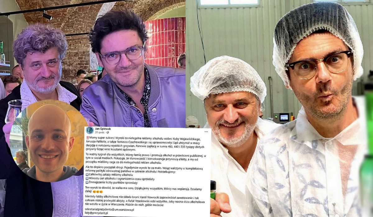 Wojewódzki zapłaci 400 000 zł za nielegalne reklamowanie alkoholu, kiedy przyjaźnił się z Palikotem