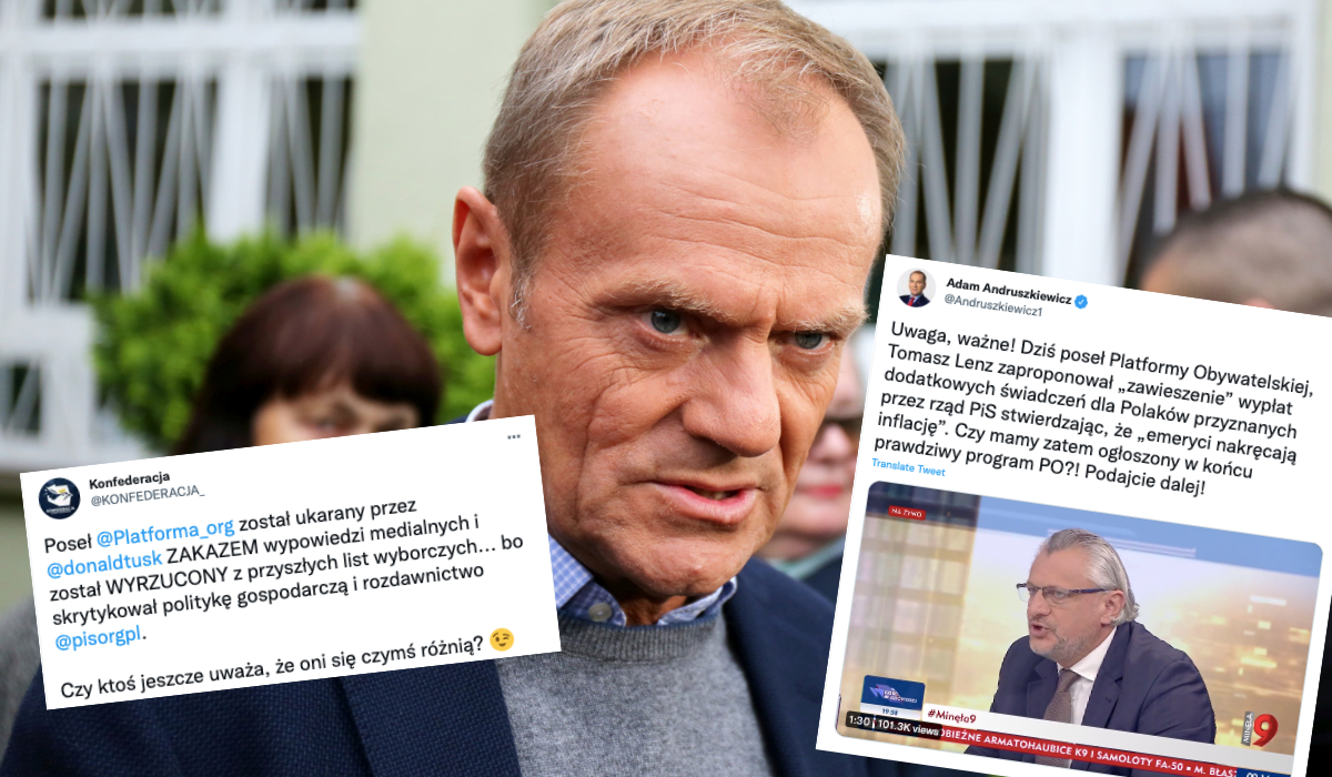 Tusk uciszył posła Lenza, który wydurnił się w TV, Konfederacja naśmiewa się, że zwyczaje jak w PiS