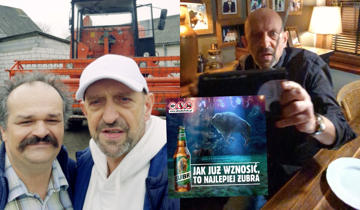 Okazało się, że akcja z Chabiorem, UFO i kombajnem to sprawka Żubra