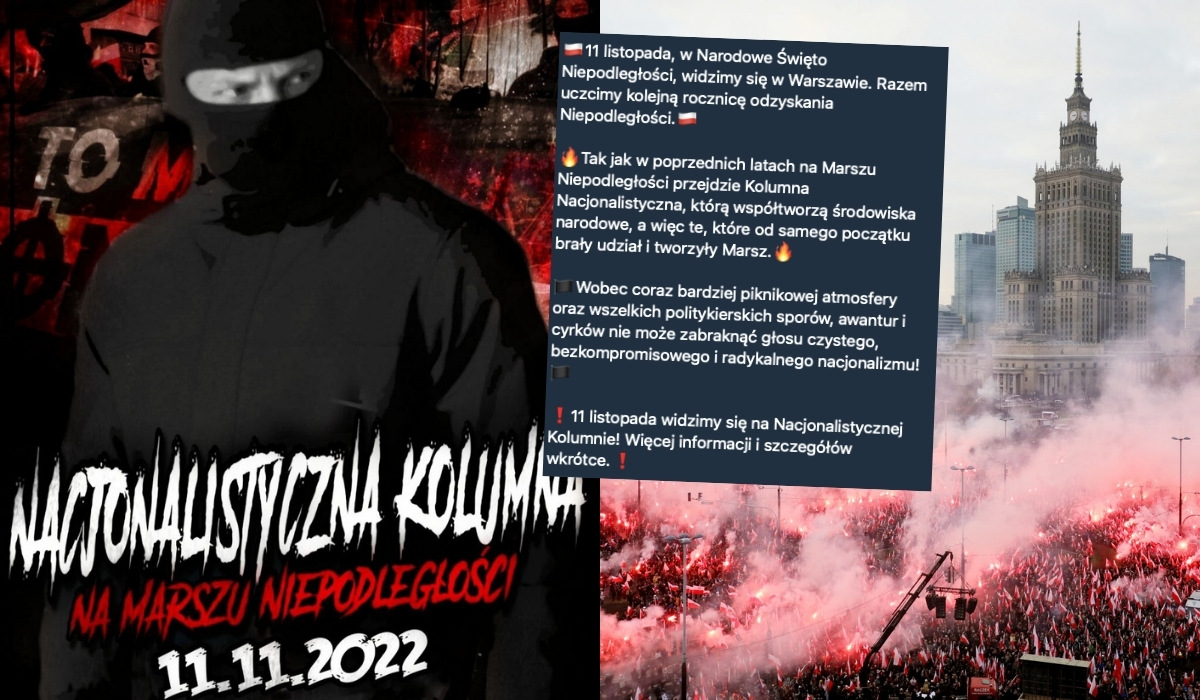 Nacjonaliści żalą się na "piknikowy Marsz Niepodległości" i wzywają do mobilizacji w specjalnej kolumnie