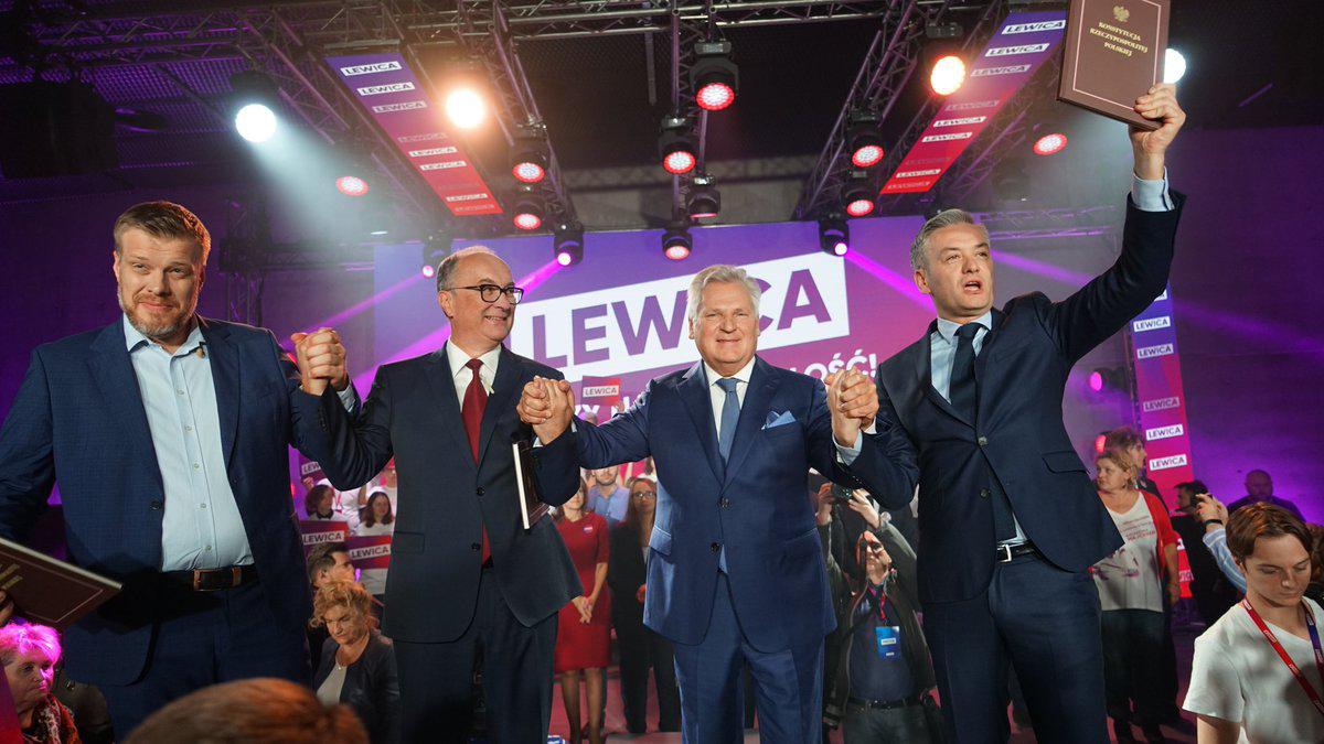 Kwaśniewski na konwencji Lewicy: wróćcie do lewicy, zaufajcie tym ludziom