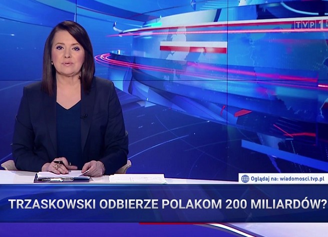 "Wiadomości" niepokoją się, że Trzaskowski pieniądze z 500+ mógłby przeznaczyć na roszczenia żydowskie