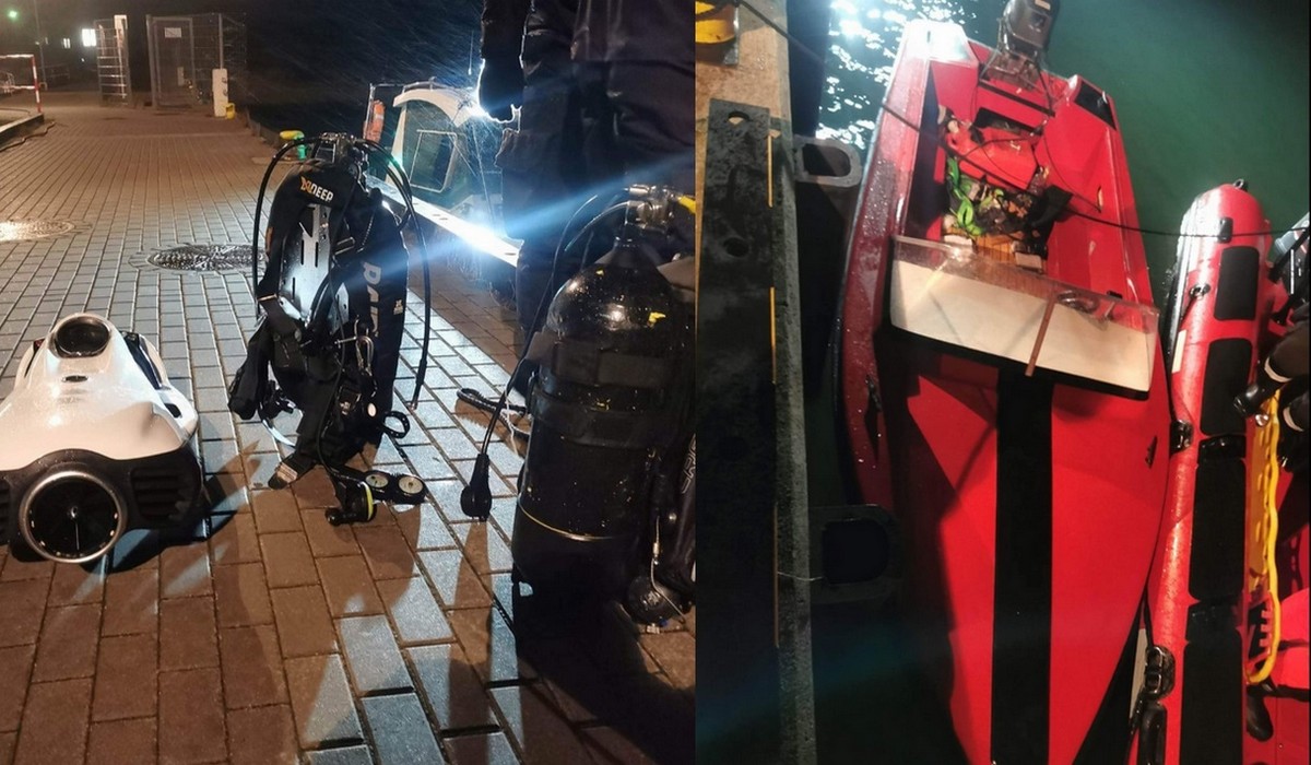 Hiszpańscy nurkowie w nocy wybrali się na połów bursztynu w Bałtyku, co budzi pewne wątpliwości