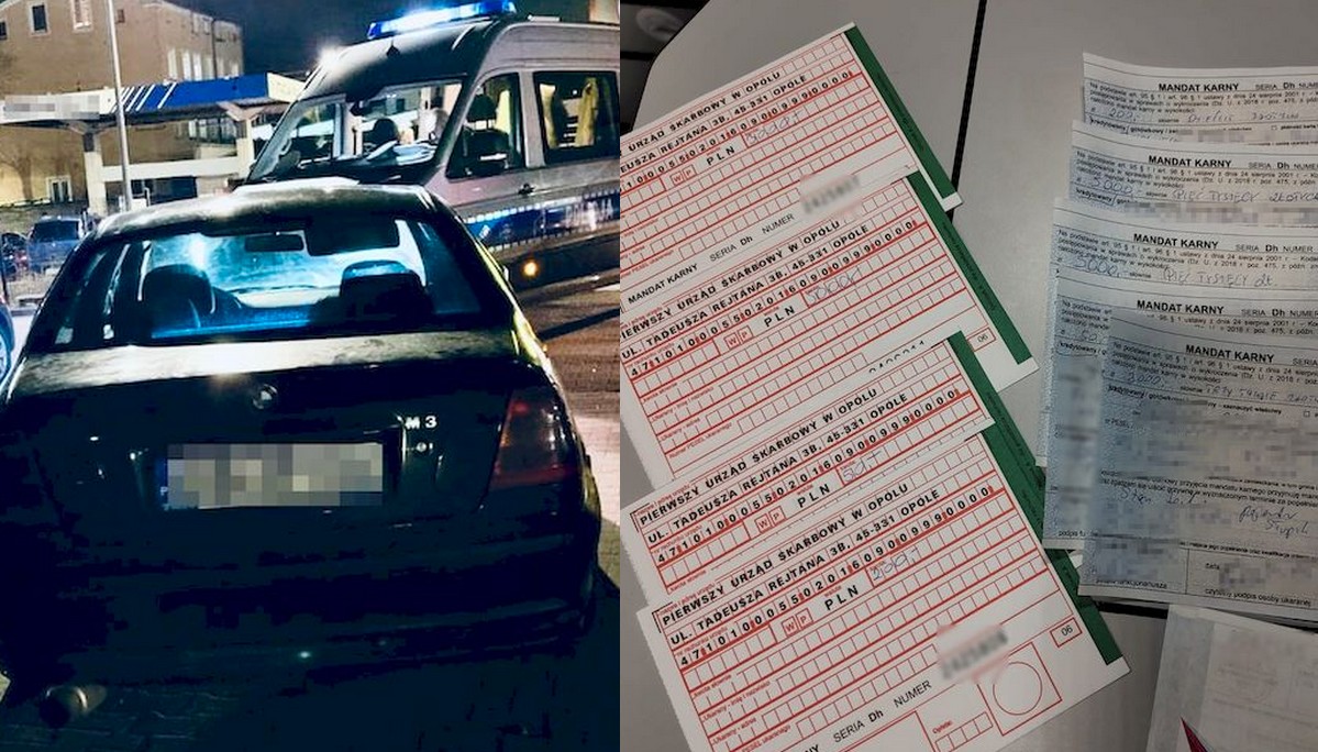 Słupsk: kierowca BMW dostał 13 koła kary za ucieczkę przed drogówką