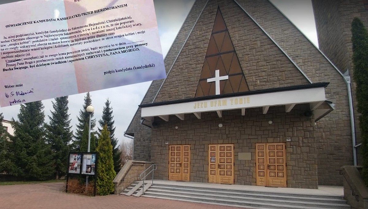 Gorlice: ksiądz proboszcz domaga się potępienia Strajku Kobiet albo nie będzie bierzmowania