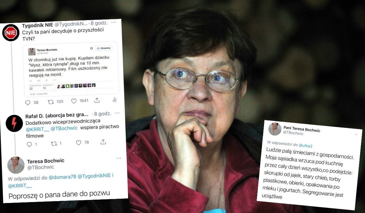 Pani Teresa Bochwic zasiadająca w KRRiT prosi i grozi, żeby nie przypominać jej starych wpisów