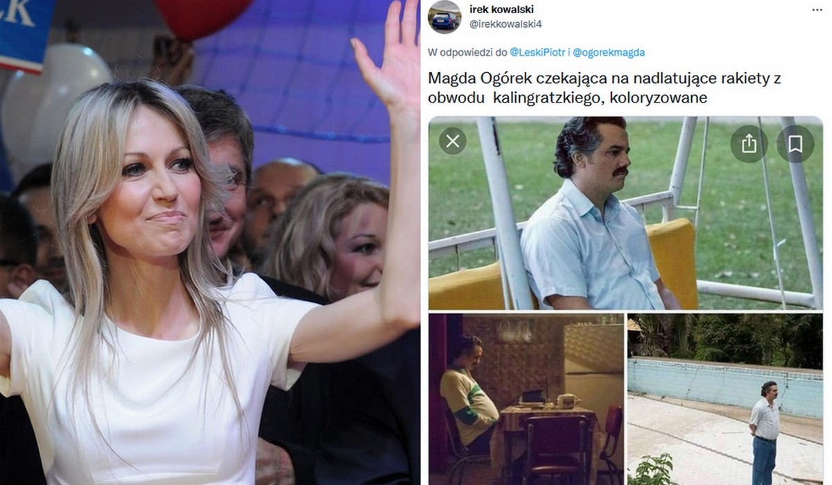 Teoria Magdaleny Ogórek, że "rakiety z Kaliningradu do Warszawy lecą 3 godziny" spotkała się z zaskoczeniem i memami