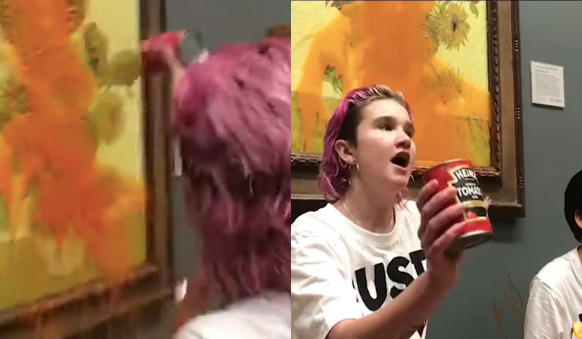 UK: eko-aktywistki rzuciły zupą w słoneczniki Van Gogha, obraz nie ucierpiał, bo był za szklaną osłoną