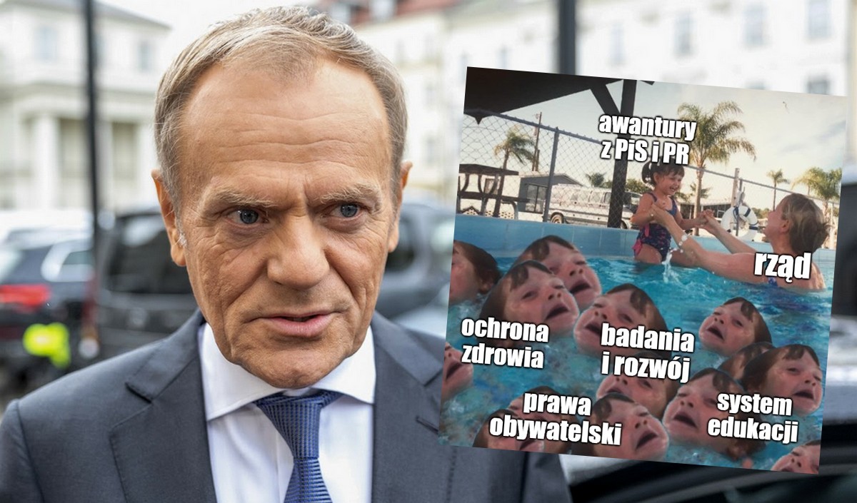 Sondaż: większość Polaków jest niezadowolona z działań Donalda Tuska