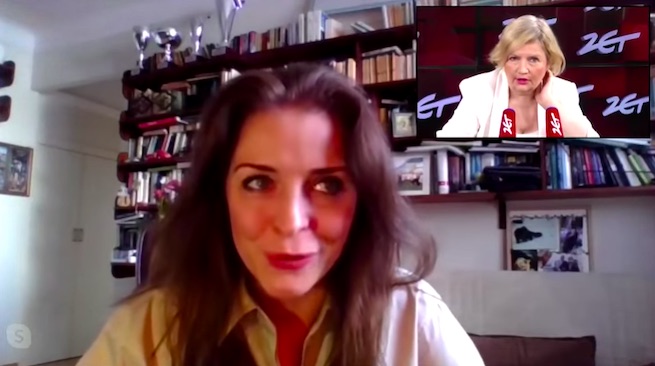 Posłanka Mucha troszkę jakby się zamotała w rozmowie z dziennikarką