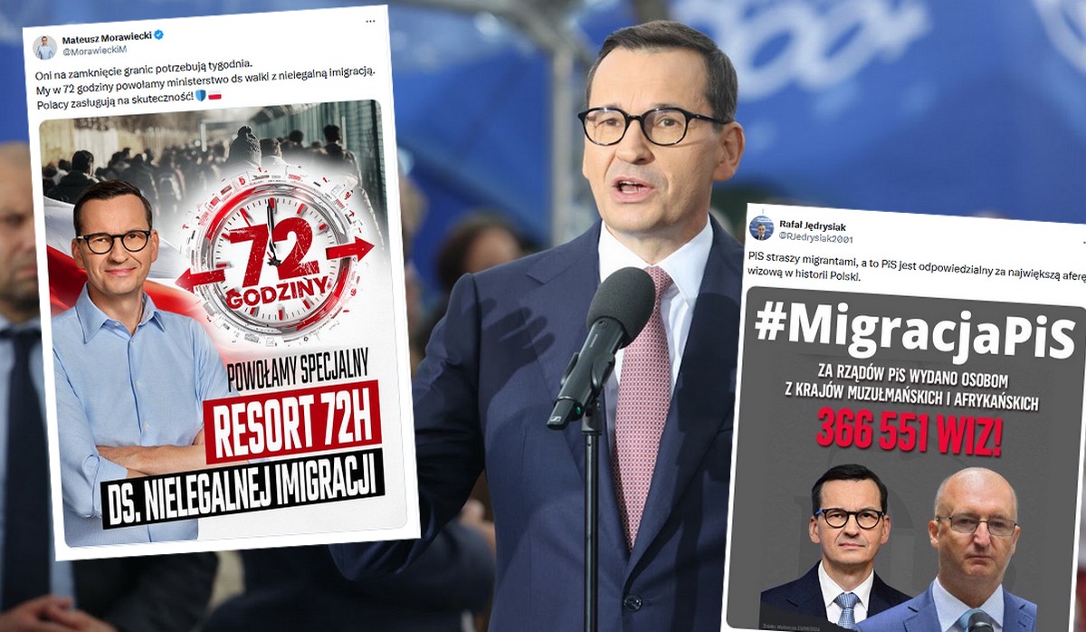 Morawiecki obiecuje, że jak PiS wróci do władzy to powoła całe osobne ministerstwo do walki z migracją