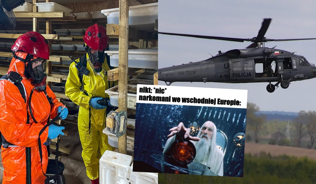 Słupsk: po wielkiej operacji służb zlikwidowano "kryształową dolinę" i zatrzymano 4 tony klefedronu