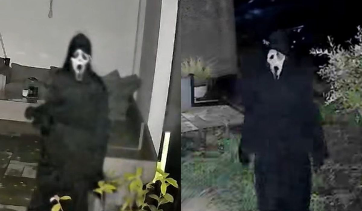 Serock: ktoś w przebraniu nawiedza mieszkańców, policja chciałaby sprawdzić, kto to