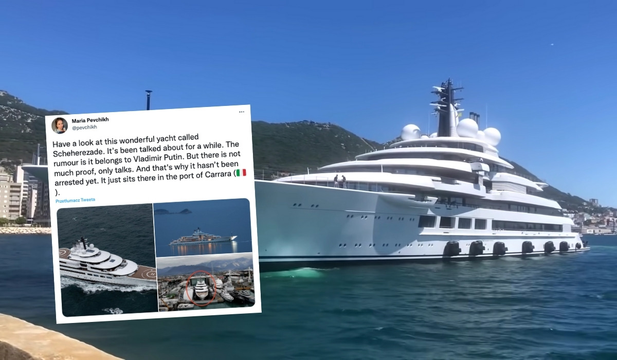 Dziennikarze od Nawalnego ujawniają, że jeden z największych superjachtów na świecie należy do Putina