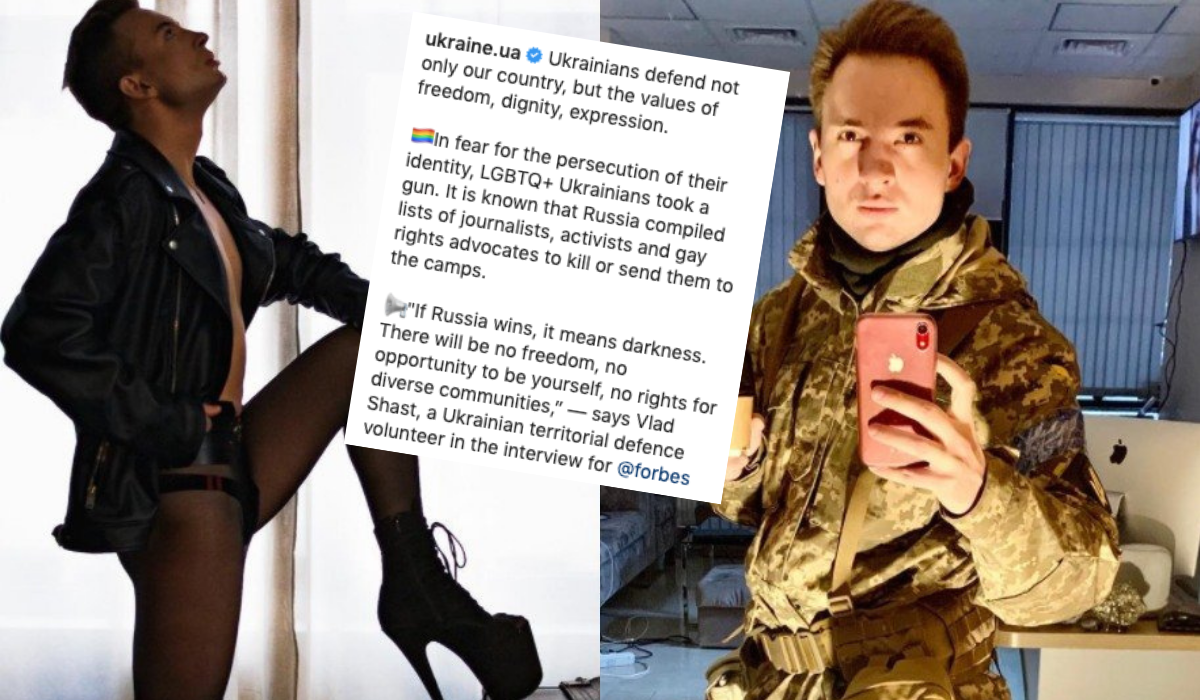 Lider ukraińskiej społeczności LGBT+: zostajemy, musimy ocalić nasz kraj