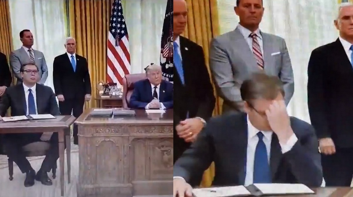 Prezydent Serbii dowiaduje się od Trumpa, że przenosi ambasadę w Izraelu do Jerozolimy