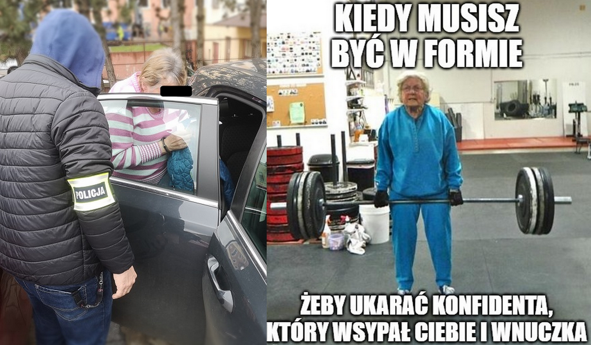 Łódź: policjanci ujęli babcię za posiadanie narkotyków, babcia do ostatniej chwili wkręcała, że to jej leki