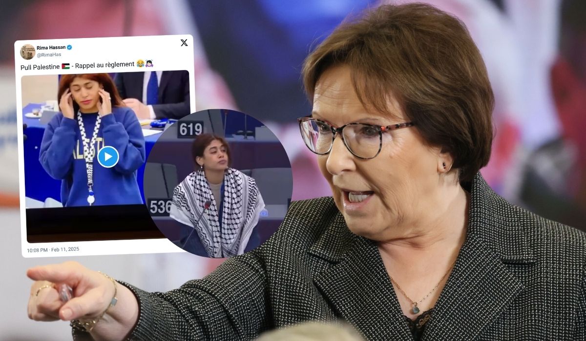 Ewa Kopacz upomniała europosłankę za bluzę z napisem "Palestyna", tłumaczy się regulaminem europarlamentu