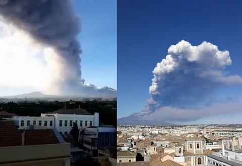 Wulkan Etna na Sycylii wybuchł w Wigilię. W ciągu doby zanotowano 130 wstrząsów