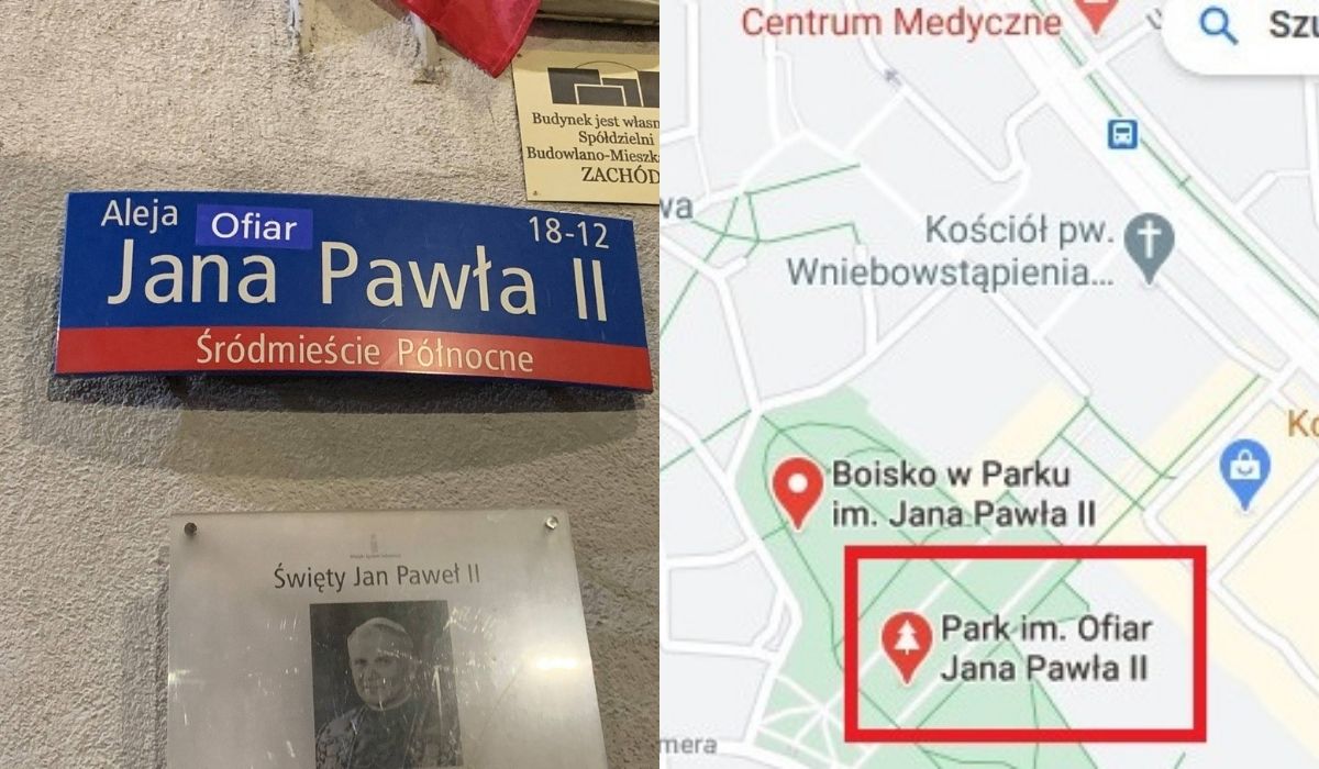 Odjaniepawlanie przeniosło się do Google Maps