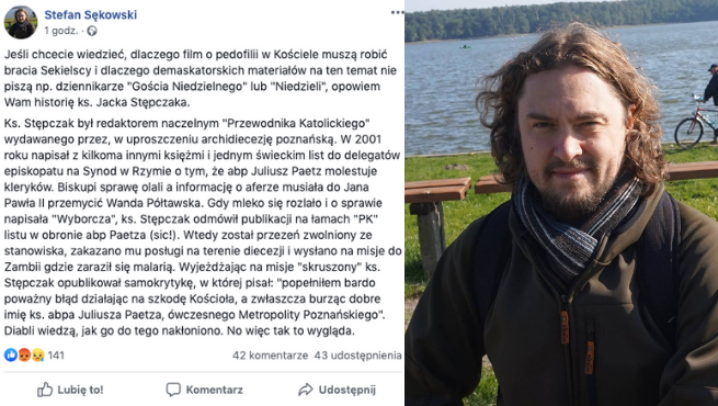 Były dziennikarz "Gościa Niedzielnego" o kryciu pe*ofilii w mediach katolickich