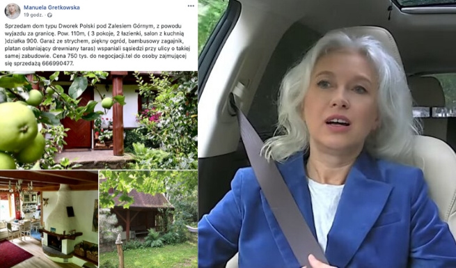 Manuela Gretkowska po wyborach wyjeżdża z Polski, sprzedaje dom