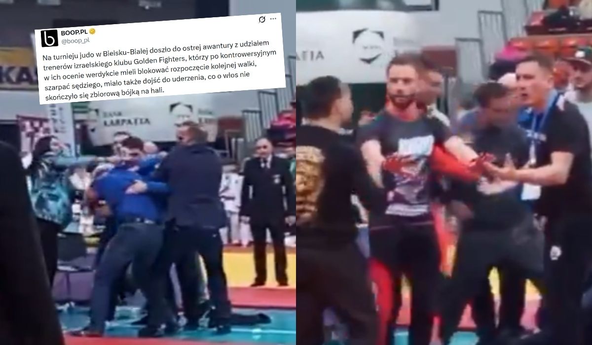 Bielsko-Biała: trenerzy judo z Izraela nie zgodzili się z werdyktem sędziego, więc go pobili
