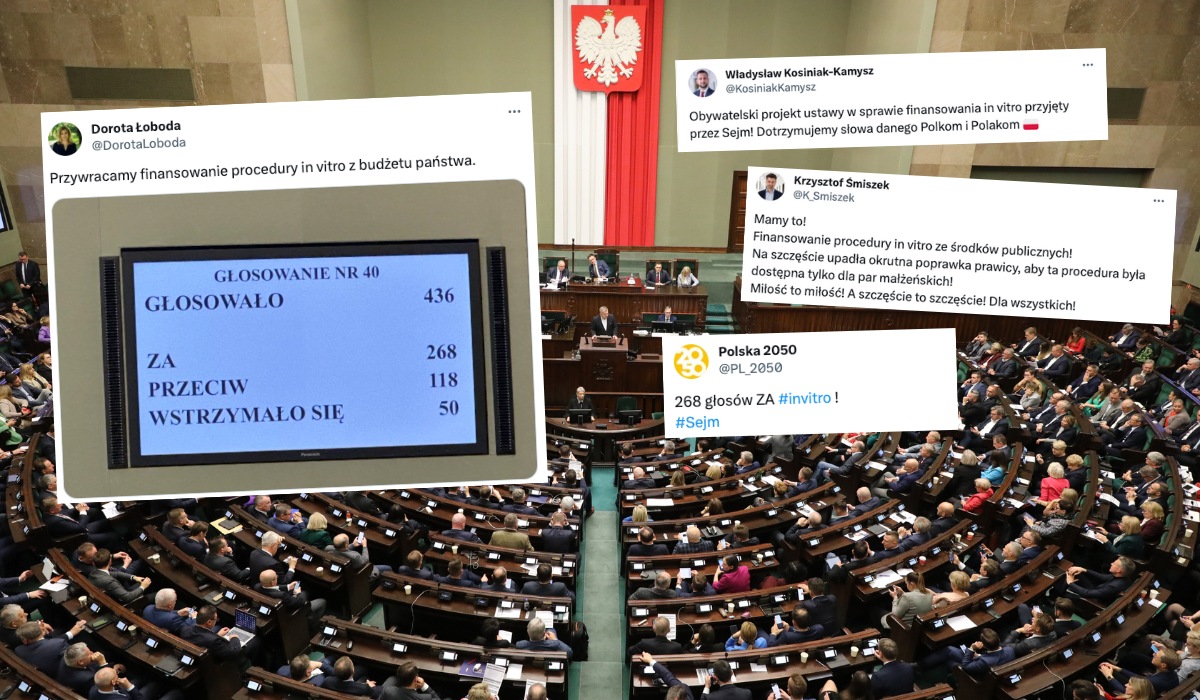 Sejm przyjął ustawę o finansowaniu in vitro z budżetu państwa
