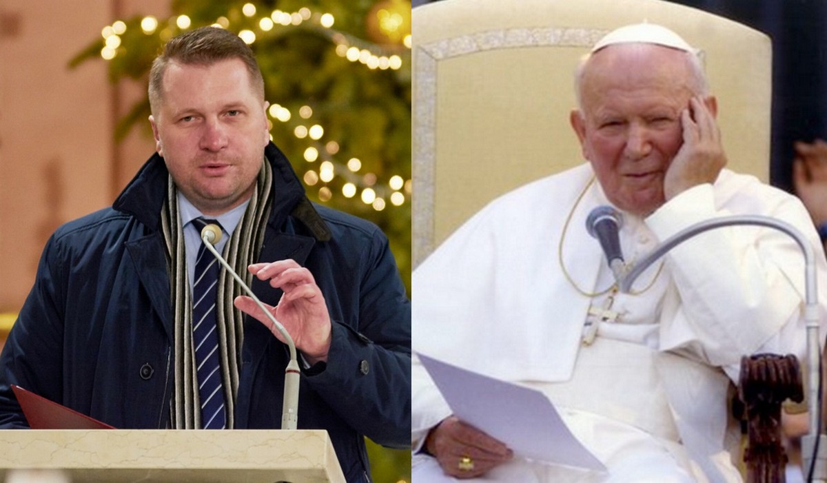 Minister Czarnek się nie boi, daje jeszcze więcej Jana Pawła II w lekturach, ale i w przedsiębiorczości