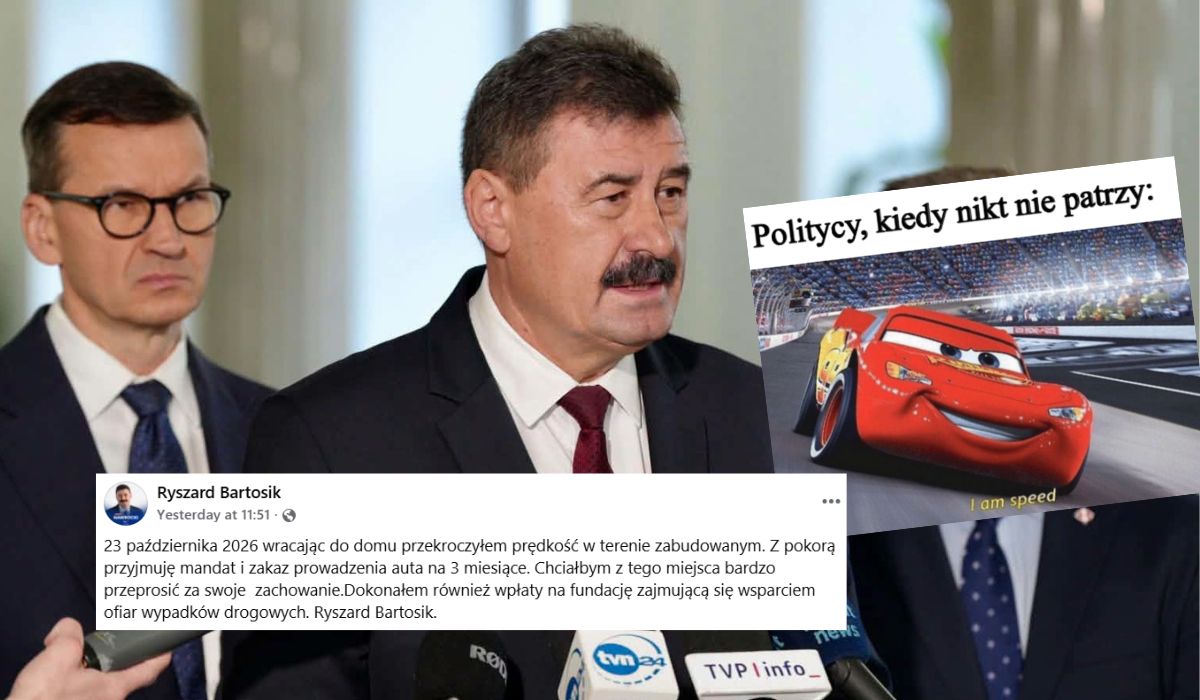 Kolejny poseł nie umiał powściągnąć rumaków i stracił prawo jazdy, tym razem z Rozwój Plus