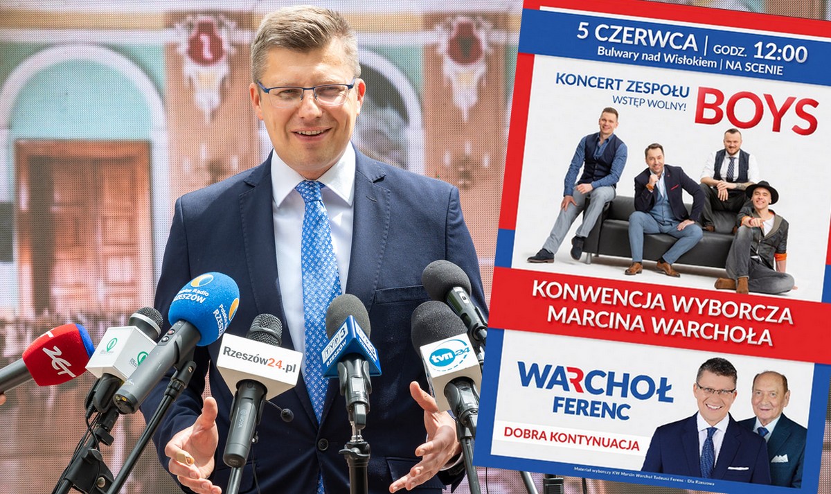 Kandydat na prezydenta Rzeszowa organizuje koncert disco-polo w ramach swojej konwencji wyborczej