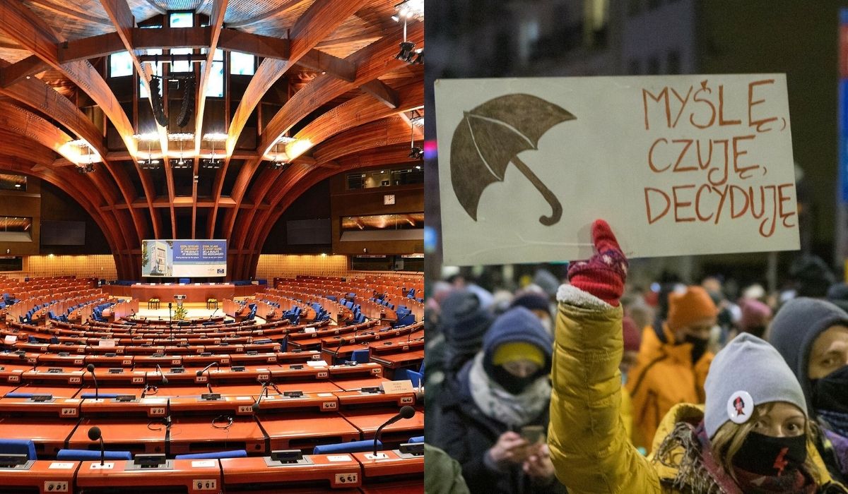 Rada Europy stanowczo prosi Polskę, żeby ogarnęła Polkom pełnię praw, w tym to do aborcji