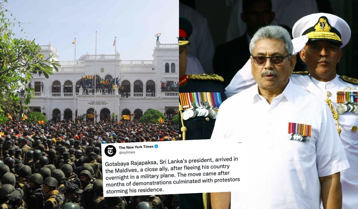 Sri Lanka: prezydent jednak opuścił kraj i jest na Malediwach, premier ogłosił stan wyjątkowy