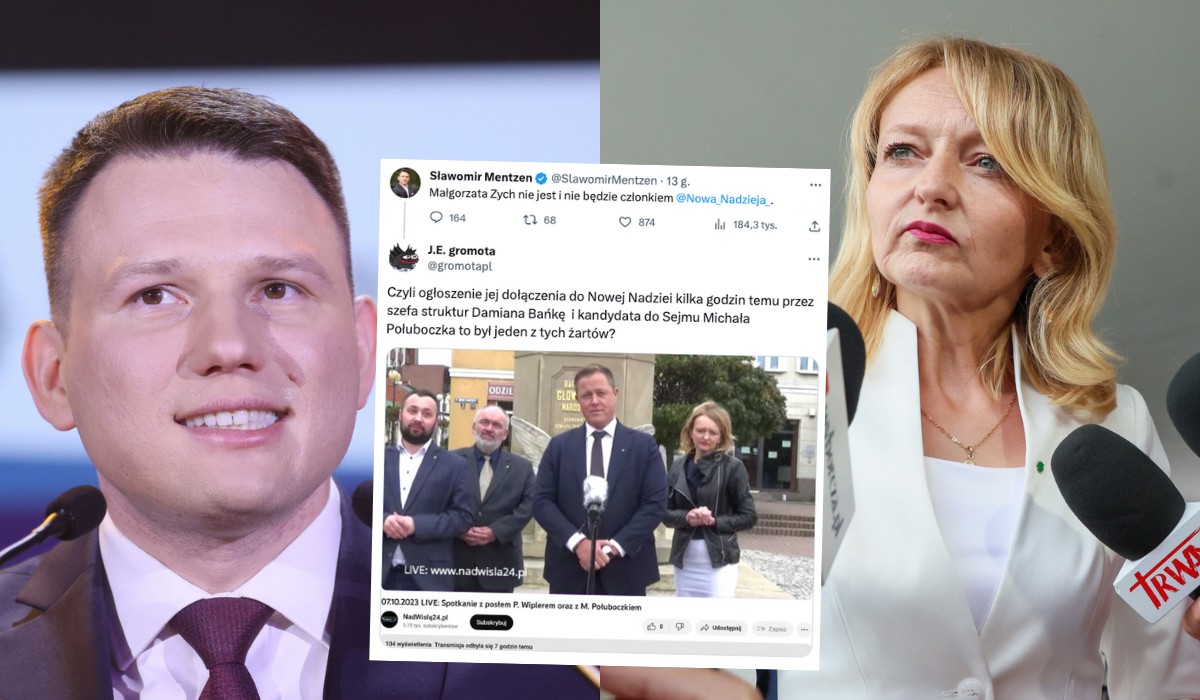 Konfederaci ciepło powitali w swoich strukturach Małgorzatę Zych, ale jeszcze tego samego dnia się wycofali