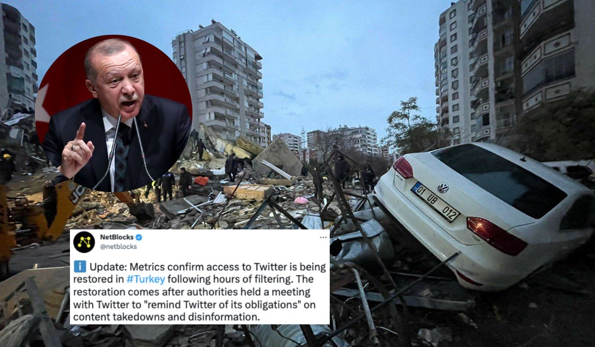 Turecki rząd przywrócił dostęp do Twittera, wcześniej został zawieszony bo było za dużo krytyki