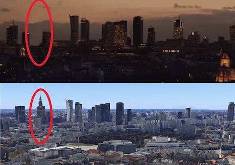 Pałac Kultury wycięty ze spotu z Melem Gibsonem. Przez prawa autorskie