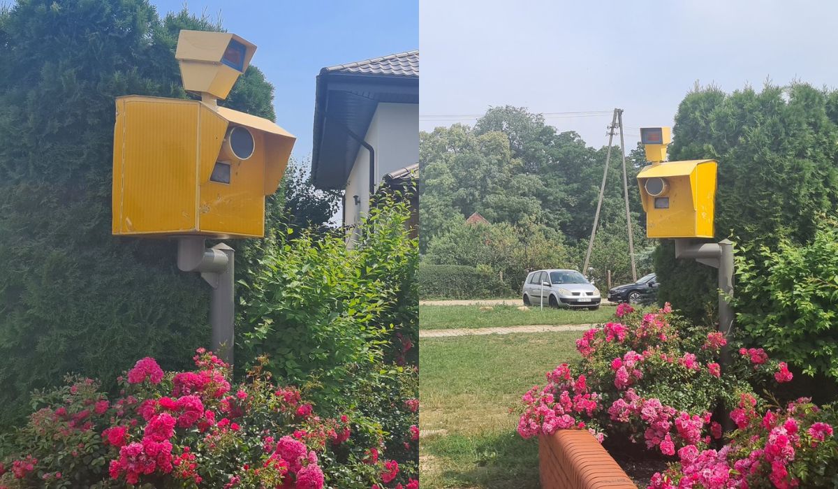 Wielki Buczek: sołtys zamontowała na swojej działce atrapę fotoradaru i zrobiło się bezpieczniej