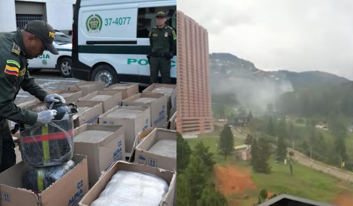 Kolumbia: policja postanowiła spalić 1,5 tony marihuany i przy okazji porobiła okolicznych mieszkańców